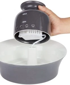 Frisco Ceramic Dog & Cat Fountain, Gray, 64-oz -Frisco Sales 2024 297218 PT3. SY630 V1633549288