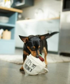 Frisco Brunch Coffee Plush with Rope Squeaky Dog Toy -Frisco Sales 2024 297230 PT2. SY630 V1642088565