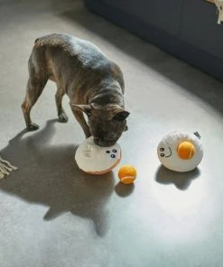 Frisco Brunch Egg in Hole 2-in-1 Plush with Tennis Ball Dog Toy -Frisco Sales 2024 297254 PT2. SY630 V1642089027