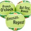 Frisco Brunch Fetch Squeaky Tennis Ball Dog Toy, 3 count -Frisco Sales 2024 297284 MAIN. SY630 V1642086101