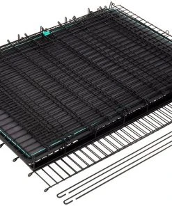 Frisco Heavy Duty Enhanced Lock Sliding Double Door Fold & Carry Wire Dog Crate & Mat Kit, 54 inch -Frisco Sales 2024 297463 PT3. SY630 V1633115391
