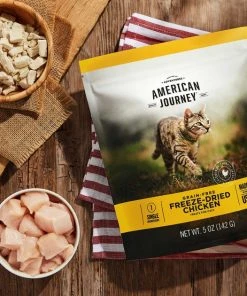 American Journey||Frisco American Journey 100% Chicken Freeze-Dried Grain-Free Cat Treats, 5-oz bag + Frisco Bird Teaser with Feathers Cat Toy, Blue -Frisco Sales 2024 297664 PT3. SY630 V1621266755