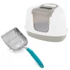 DurAnimals||Frisco DurAnimals DuraScoop Original Cat Litter Scoop, Color Varies + Frisco Flip Top Hooded Corner Cat Litter Box, Large, 21-in