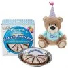 Frisco||The Lazy Dog Cookie Co. Frisco Plush Birthday Bear with Striped Hat Dog Toy + The Lazy Dog Cookie Co. Happy Birthday Pup-PIE Dog Treat, Boy -Frisco Sales 2024 297994 MAIN. SY630 V1621295835