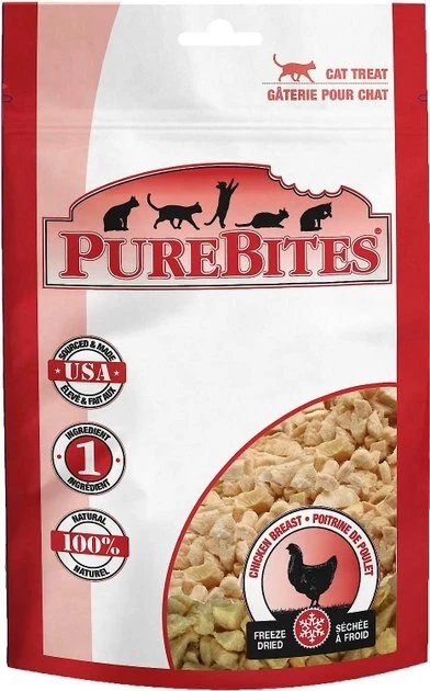 PureBites||Frisco PureBites Chicken Breast Freeze-Dried Raw Cat Treats, 2.3-oz bag + Frisco Bouncy Mouse Cat Toy, Blue 4 PureBites||Frisco PureBites Chicken Breast Freeze-Dried Raw Cat Treats, 2.3-oz bag + Frisco Bouncy Mouse Cat Toy, Blue - Image 2
