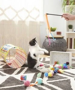 Sheba||Frisco Sheba Meaty Tender Sticks Salmon Flavored Cat Treats, 5 count + Frisco Plush, Teaser, Ball & Tunnel Variety Pack Cat Toy with Catnip, 25 count -Frisco Sales 2024 298508 PT4. SY630 V1623202064