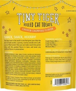 Tiny Tiger||Frisco Tiny Tiger Chicken Chompers Flavor Filled Cat Treats, 16-oz bag + Frisco Melamine Dog & Cat Treat Jar with Bamboo Lid, 8 Cups -Frisco Sales 2024 298560 PT2. SY630 V1623202066