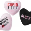 Frisco Anti-Valentine Hearts Plush Squeaky Dog Toy, 3 count -Frisco Sales 2024 298917 MAIN. SY630 V1637693936