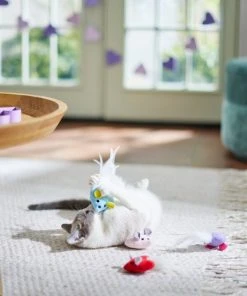 Frisco Heart Mice Plush Cat Toy with Catnip, Medium, 4 count -Frisco Sales 2024 298954 PT3. SY630 V1638987284