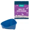 Frisco Corner Litter Box, Navy, Small + Small Animal Bedding, Lavender -Frisco Sales 2024 301908 MAIN. SY630 V1644983210