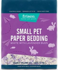 Frisco Corner Litter Box, Navy, X-Small + Small Animal Bedding, Lavender -Frisco Sales 2024 301914 PT5. SY630 V1644966383