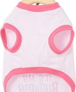 Frisco Birthday Cake Hat, Medium/Large + Dog & Cat T-Shirt, Pink -Frisco Sales 2024 302384 PT6. SY630 V1623038857