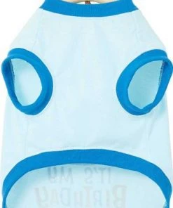 Frisco Confetti Birthday Hat, Small/Medium + Dog & Cat T-Shirt, Blue -Frisco Sales 2024 302442 PT6. SY630 V1623066140