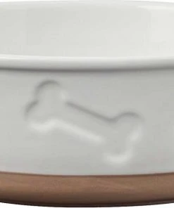 Frisco Silicone Food Mat, Gray, Large + Bones Non-skid Ceramic Dog Bowl -Frisco Sales 2024 302516 PT5. SY630 V1623072450