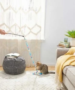 Frisco Wire + Fabric Teaser Cat Toy, Neon Bubbles -Frisco Sales 2024 302538 PT5. SY630 V1623055049