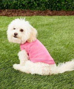 Frisco Basic Dog & Cat T-Shirt, Pink + Teal -Frisco Sales 2024 302638 PT3. SY630 V1623041859