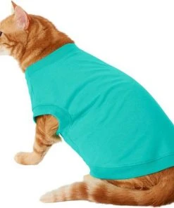Frisco Basic Dog & Cat T-Shirt, Pink + Teal -Frisco Sales 2024 302638 PT5. SY630 V1623084454