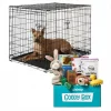 Frisco||Goody Box Frisco Fold & Carry Double Door Collapsible Wire Crate + Goody Box Puppy Toys, Treats & Potty Training -Frisco Sales 2024 302728 MAIN. SY630 V1658256150