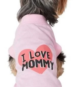Frisco I Love Daddy + I Love Mommy Dog & Cat T-Shirt, Pink -Frisco Sales 2024 302752 PT4. SY630 V1623088943