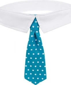 Frisco Plaid Dog & Cat Neck Tie, Blue Plaid + Polka Dot, Teal -Frisco Sales 2024 302794 PT6. SY630 V1623080240