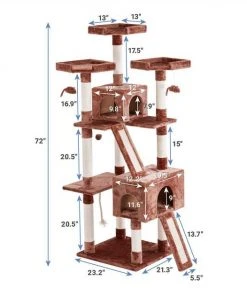 Frisco 52-in + 72-in Faux Fur Tree & Condo -Frisco Sales 2024 303334 PT2. SY630 V1623060455