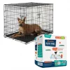 Frisco Fold & Carry Double Door Collapsible Wire Crate, 42 inch + Giant Dog Training & Potty Pads, 27.5 x 44-in, 30 count, Unscented -Frisco Sales 2024 303426 MAIN. SY630 V1623087163