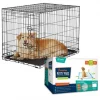 Frisco Fold & Carry Single Door Collapsible Wire Crate, 36 inch + Extra Large Printed Dog Training & Potty Pads, 28 x 34-in, 40 count, Unscented -Frisco Sales 2024 303438 MAIN. SY630 V1623088083