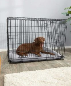 Frisco Heavy Duty Fold & Carry Double Door Collapsible Wire Crate & Mat Kit, + Extra Large Dog Training & Potty Pads, 28 x 34-in, 150 count, Unscented -Frisco Sales 2024 303458 PT4. SY630 V1623166976