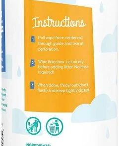 Litter-Robot||Frisco Litter-Robot WiFi Enabled Automatic Self-Cleaning Cat Litter Box, Grey + Frisco Litter Box Cleaning Wipes -Frisco Sales 2024 303694 PT6. SY630 V1623065248