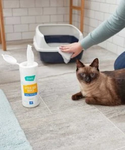 Litter-Robot||Frisco Litter-Robot WiFi Enabled Automatic Self-Cleaning Cat Litter Box, Grey + Frisco Litter Box Cleaning Wipes -Frisco Sales 2024 303694 PT7. SY630 V1623068853