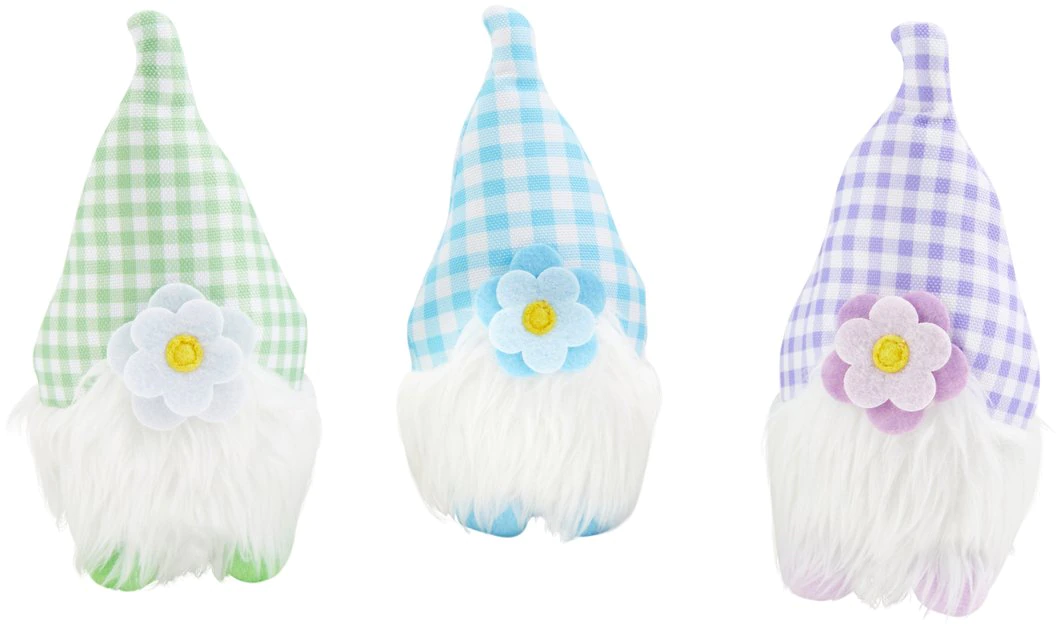 Frisco Easter Gnomes Plush Squeaky Dog Toy, 3 count 3 Frisco Easter Gnomes Plush Squeaky Dog Toy, 3 count