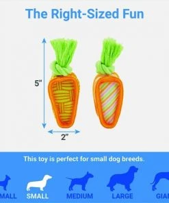 Frisco Easter Carrot Plush Squeaky Dog Toy, 2 pack 6 Frisco Easter Carrot Plush Squeaky Dog Toy, 2 pack -Frisco Sales 2024 306954 PT1. SY630 V1642441393