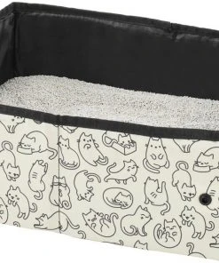 Frisco Collapsible Cat Cage, Litter Box, & Mat -Frisco Sales 2024 306999 PT3. SY630 V1634828919