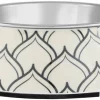 Frisco Moroccan Design Stainless Steel Dog & Cat Bowl