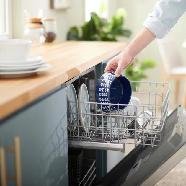 Frisco Leaf Design Stainless Steel Dog & Cat Bowl, Blue 10 Frisco Leaf Design Stainless Steel Dog & Cat Bowl, Blue - Image 8