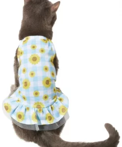 Frisco Sunflower Gingham Dog & Cat Dress -Frisco Sales 2024 312120 PT2. SY630 V1644425858