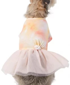 Frisco Tie Dye Pink Tutu Dog & Cat Dress