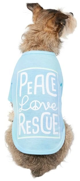 Frisco Peace Love Rescue Dog & Cat T-Shirt 3 Frisco Peace Love Rescue Dog & Cat T-Shirt