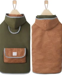 Frisco Olive Reversible Packable Dog Raincoat -Frisco Sales 2024 315116 PT4. SY630 V1646432195