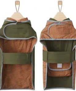 Frisco Olive Reversible Packable Dog Raincoat -Frisco Sales 2024 315116 PT5. SY630 V1646437977