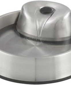 Frisco Stainless Steel Round Dog & Cat Fountain, 1 Gallon -Frisco Sales 2024 316358 PT2. SY630 V1637608964
