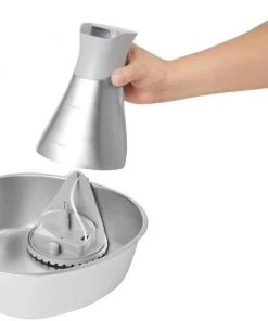 Frisco Stainless Steel Triangle Dog & Cat Fountain, 1 Gallon -Frisco Sales 2024 316360 PT3. SY630 V1643224687