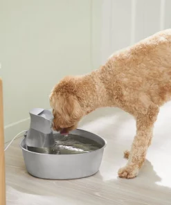 Frisco Stainless Steel Triangle Dog & Cat Fountain, 1 Gallon -Frisco Sales 2024 316360 PT5. SY630 V1643224622