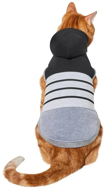 Frisco Gray Striped Dog & Cat Hoodie 5 Frisco Gray Striped Dog & Cat Hoodie - Image 3