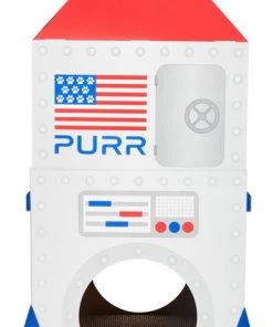 Frisco Spaceship Cardboard Cat House, 2-Story -Frisco Sales 2024 317721 PT2. SY630 V1642088822