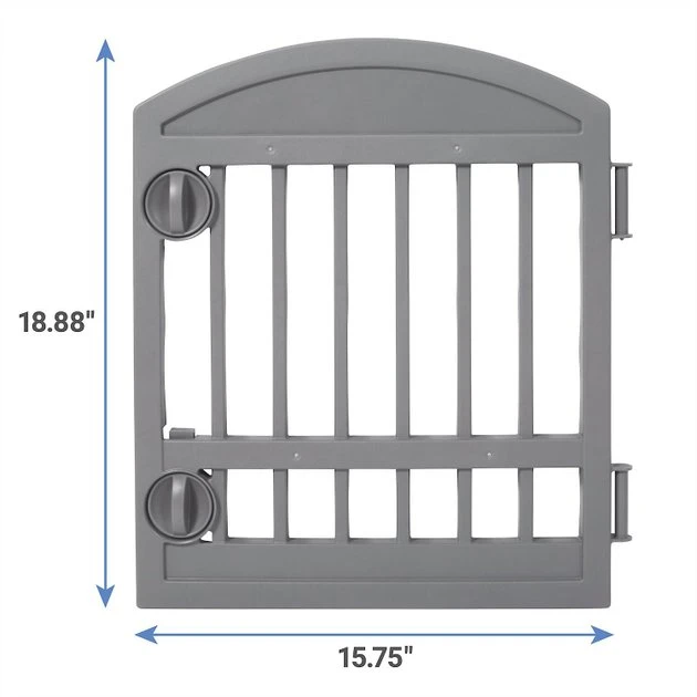 Frisco 4-Panel Plastic Exercise Playpen, Gray + Dog Training & Potty Pads, 22 x 23-in, 150 count, Unscented 6 Frisco 4-Panel Plastic Exercise Playpen, Gray + Dog Training & Potty Pads, 22 x 23-in, 150 count, Unscented - Image 4