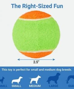 Frisco||Playology Frisco Fetch Squeaking Colorful Tennis Ball, 3-Pack + Playology All Natural Dual Layer Bone Dog Toy, Large, Peanut Butter Scented -Frisco Sales 2024 319022 PT2. SY630 V1630557070