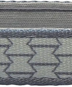 Frisco Outdoor Comfort Print Nylon Padded Collar, Large, Neck: 18 -26-in, Width: 1-in + Outdoor Ultra Reflective Rope Leash With Padded Handle, Stone Gray, 6 - ft -Frisco Sales 2024 319072 PT2. SY630 V1631142678