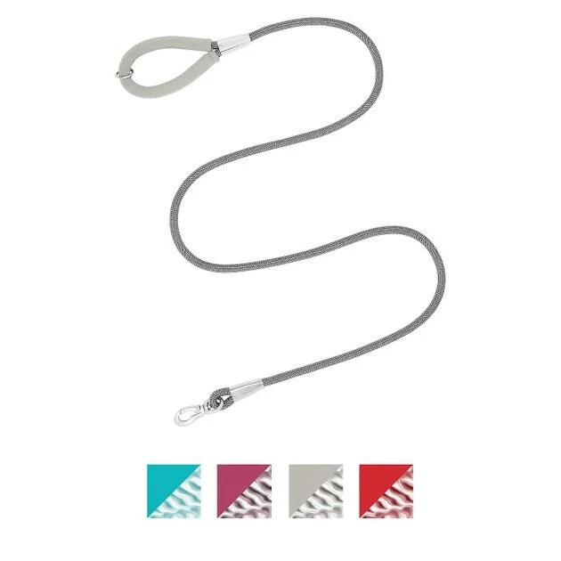 Frisco Outdoor Frisco Nylon Collar, Forest Green, Medium-Neck: 14-20-in, Width: 3/4-in + Rope Leash With Padded Handle, Stone Gray, 6-ft 8 Frisco Outdoor Frisco Nylon Collar, Forest Green, Medium-Neck: 14-20-in, Width: 3/4-in + Rope Leash With Padded Handle, Stone Gray, 6-ft - Image 6