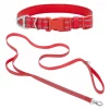 Frisco Outdoor Nylon Reflective Comfort Padded Collar, Sunset Orange, Large, Neck: 18 -26-in, Width: 1-in + Dog Leash, Sunset Orange, Large - Length: 6-ft, Width: 1-in -Frisco Sales 2024 319238 MAIN. SY630 V1631159502